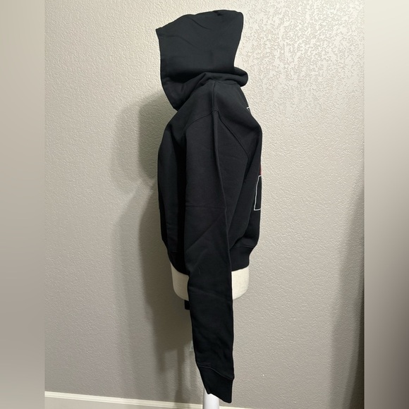 Off-White Cropped Hoodie - Picture 3 of 10